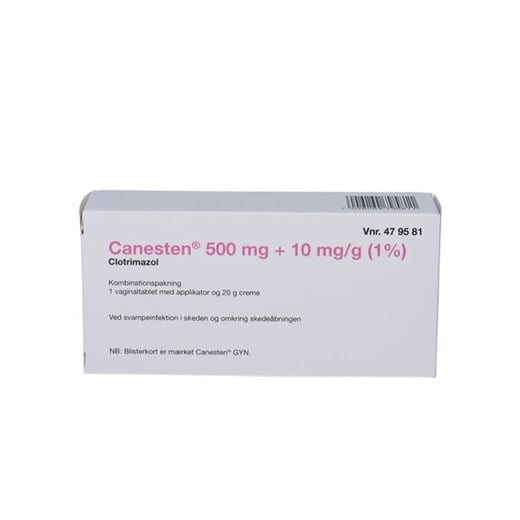 Canesten vaginal tablet og creme 2care4