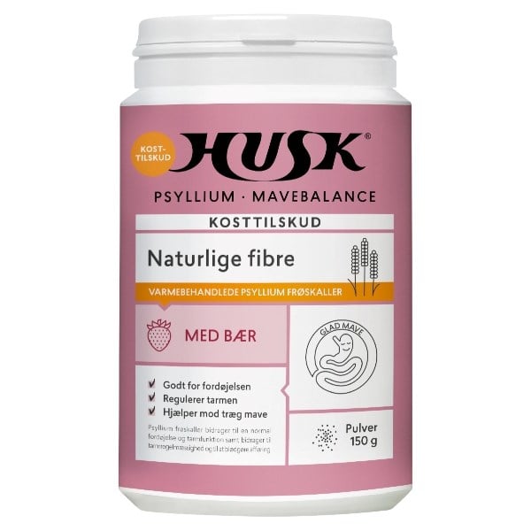 HUSK psyllium mavebalance pulver bær