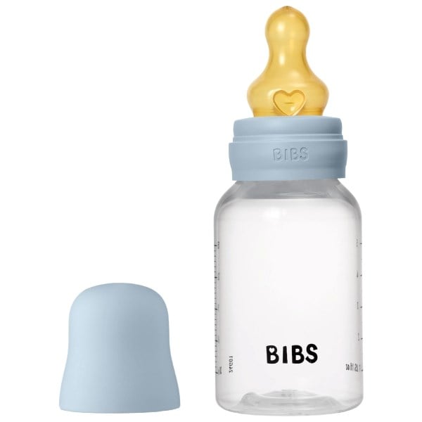 BIBS baby bottle sutteflaske baby blue