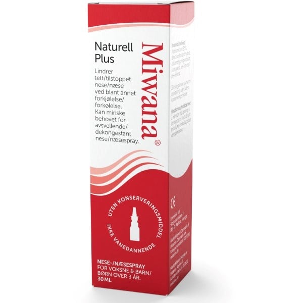 Miwana næsespray naturell plus