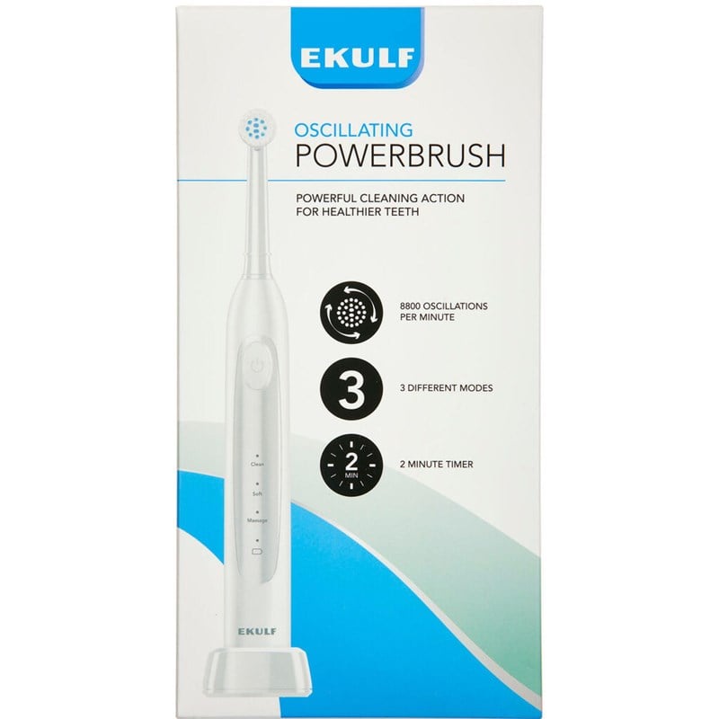 Ekulf powerbrush hvid