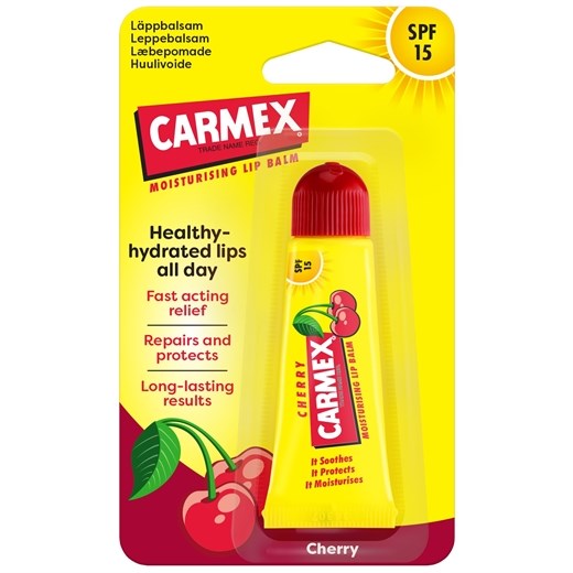 Carmex moisturising lip balm SPF15 cherry Carmex moisturising lip balm SPF15 cherry