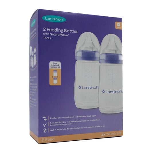 Lansinoh naturalwave sutteflaske