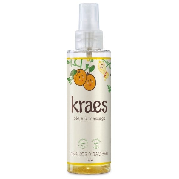 Kraes pleje & massage olie abrikos & baobab