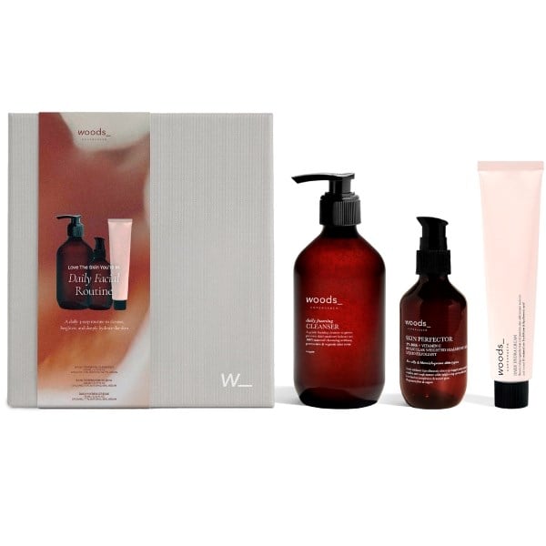 Woods Copenhagen daily facial routine gaveæske