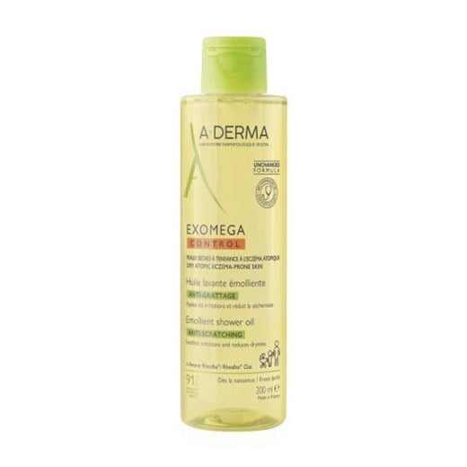 A-Derma Exomega control emollient shower oil