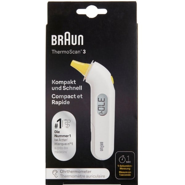 Braun thermoscan 3 øretermometer