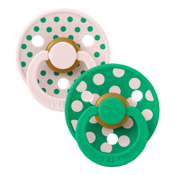 BIBS Studio Colour size 2 polka petal/cactus