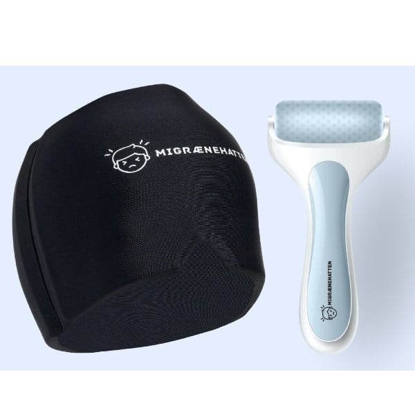 Migrænehatten & ice roller sæt