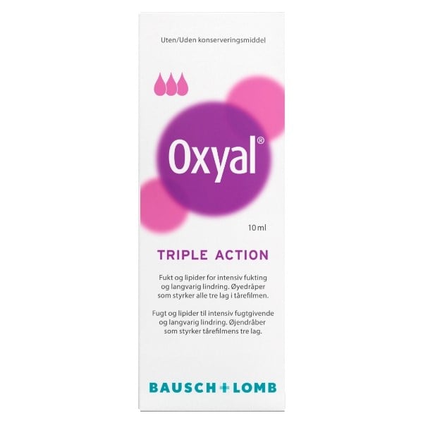Oxyal triple action øjendråber