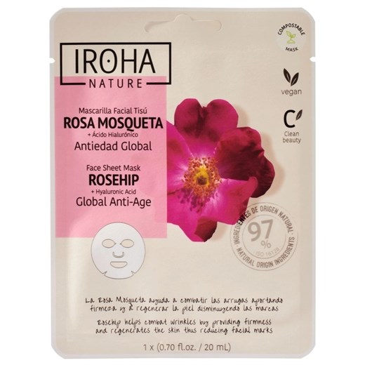 IROHA anti-age face sheet mask
