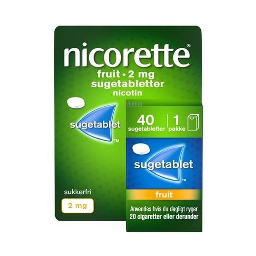Nicorette sugetabletter fruit