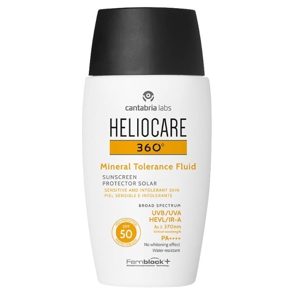 Heliocare mineral tolerance fluid sunscreen SPF50