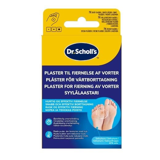 Dr.Scholl's plaster til vorter Dr.Scholl's plaster til vorter
