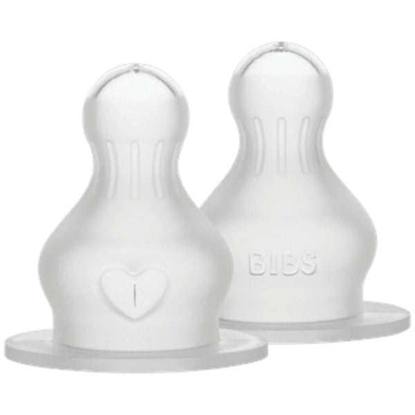 BIBS flaskesutter slow flow silicone