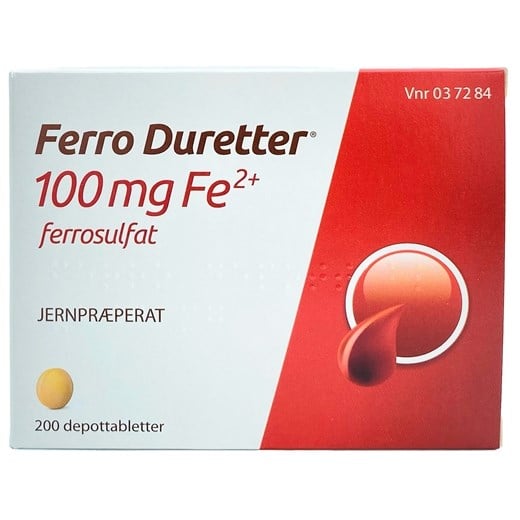 Ferro duretter depottabletter