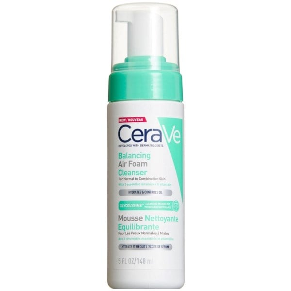 CeraVe balancing air foam cleanser