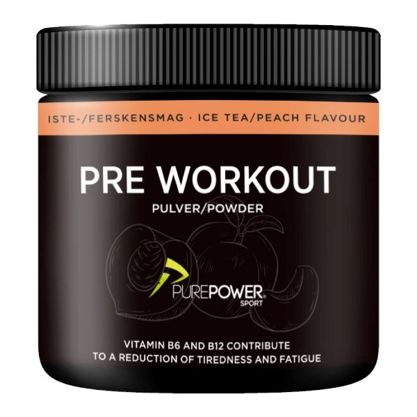Pure Power pre workout powder ice tea/peach