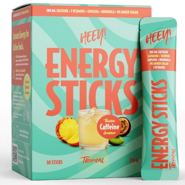 Heey! energy sticks caffeine tropical