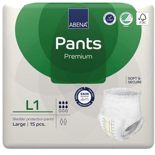 Abena Pants premium l1 grøn