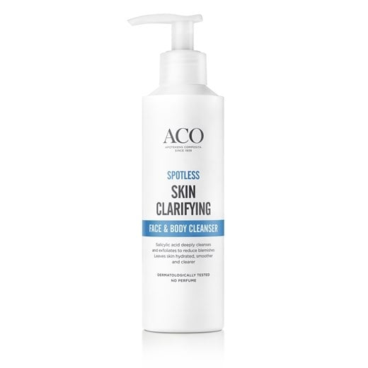 ACO spotless skin clarifying face & body cleanser