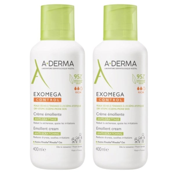 A-Derma Exomega control emollient cream sampak
