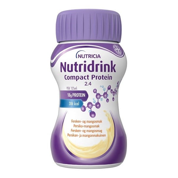 Nutridrink Compact Protein fersken/mango Nutridrink Compact Protein fersken/mango