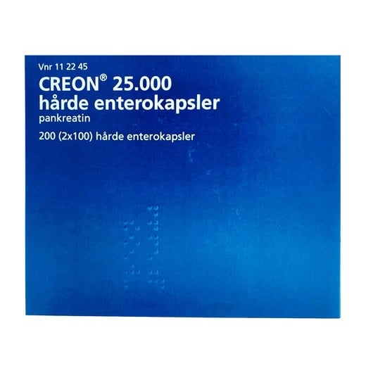 Creon lipase 25.000 ep-ent orifarm