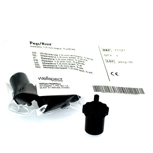 PEP-modstand sort 1,5 mm