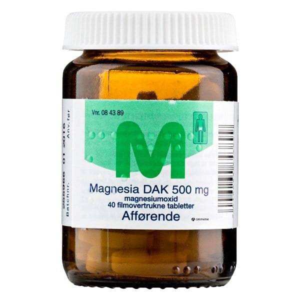 Magnesia tabletter Magnesia tabletter