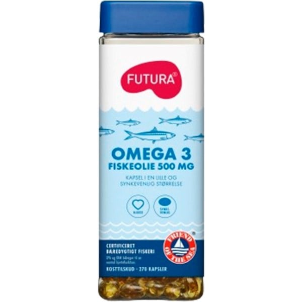 Futura omega 3 fiskeolie 500 mg