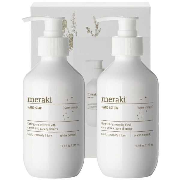 Meraki winter moment warm orange gaveæske