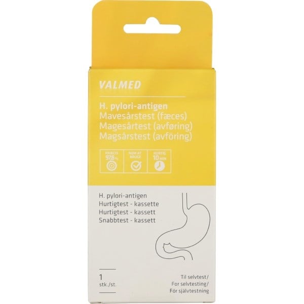 Valmed mavesårstest