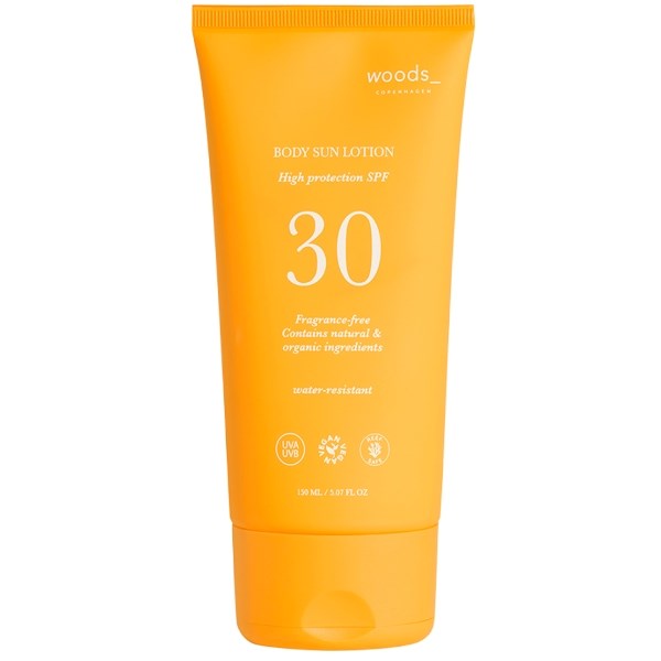 Woods Copenhagen body sun lotion spf30