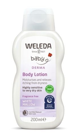 Weleda white mallow body lotion