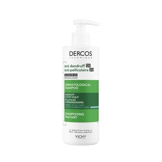 Vichy Dercos anti dandruff DS shampoo normal & olieret hår