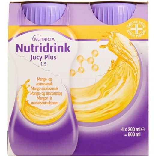 Nutridrink Jucy Plus mango-ananas Nutridrink Jucy Plus mango-ananas