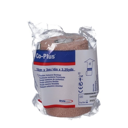 Co-plus cohesive bandage 10 cm x 3 m brun
