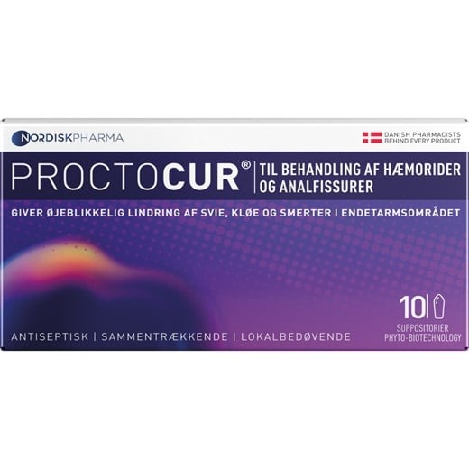 Proctocur suppositorier