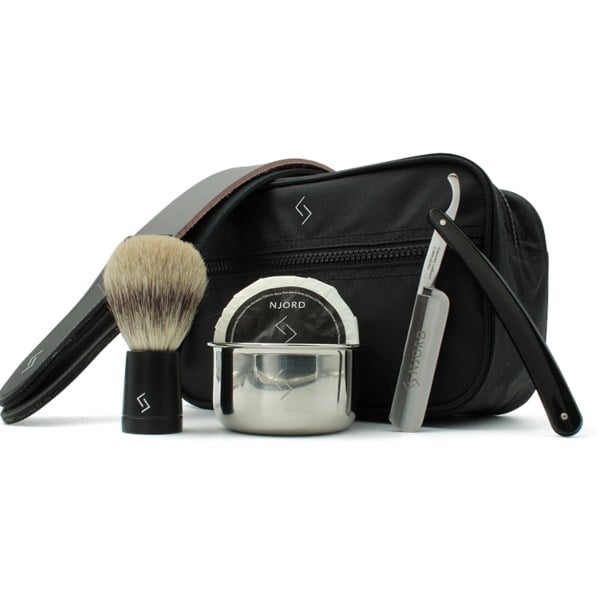Njord straight razor starter set