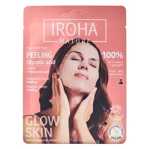 IROHA peeling face sheet mask