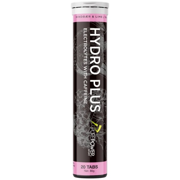Pure Power hydro plus hindbær/lime
