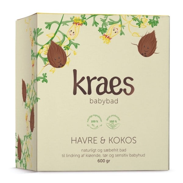 Kraes babybad havre og kokos