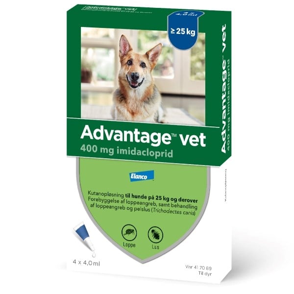 Advantage vet opløsning hund