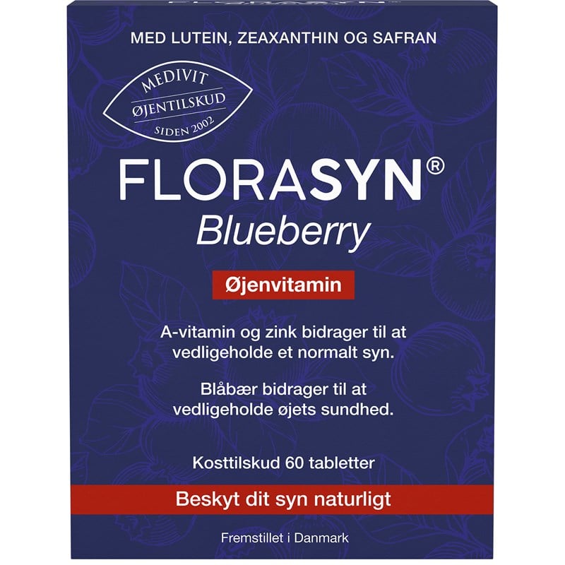 Florasyn blueberry øjenvitamin