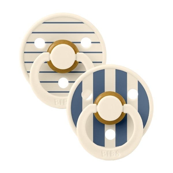 BIBS Studio Colour size 2 ivory/steel blue