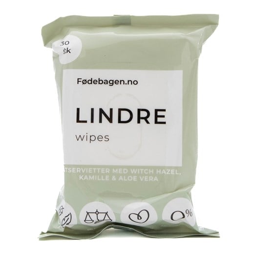 Fødebagen lindre wipes