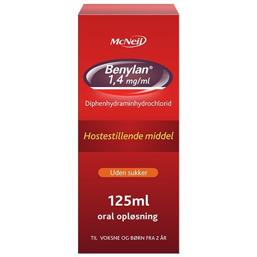 Benylan hostestillende rød