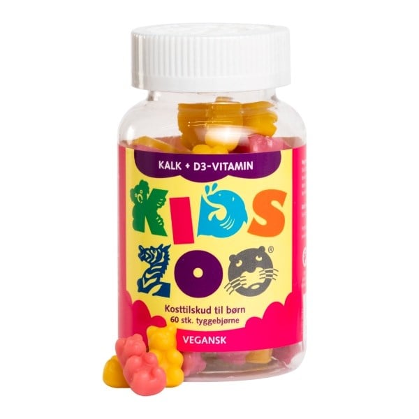 Kids Zoo kalk og D-vitamin