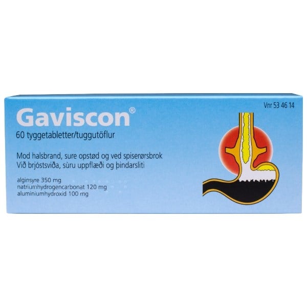 Gaviscon tyggetabletter